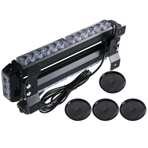 30 LED 15inch Light Bar Flash Roof Strobe Amber Lights 12 volt Aluminum - Picture 1 of 12