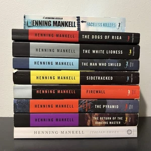 Henning Mankell lot of 9 paperbacks - Kurt Wallander & Others - Faceless Killers - Picture 1 of 10