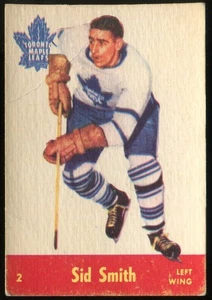 Parkhurst #2 Sid Smith Toronto Maple Leafs 1955-56 - Imagen 1 de 2