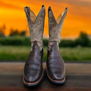 BOTAS VAQUERAS TONY LAMA Bullhide 7951 KRAUSS MARRÓN TALLA HOMBRE 10 D - Imagen 1 de 9