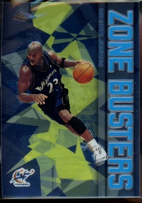 2002-03 Topps Chrome #ZB13 Michael Jordan Zone Busters - Image 1 of 2