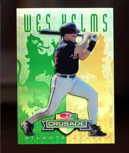 1998 Leaf Rookies & Stars - Crusade Update Wes Helms #106 Green /250 - Picture 1 of 2