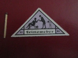 : Reklamemarke:  Leineweber, Bernward   Bekleidung  (jüd. Untern.)  (12) - Bild 1 von 1