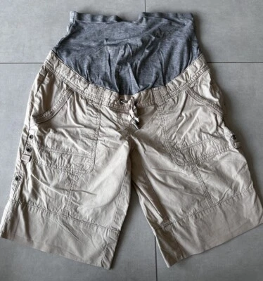 Umstandsmode Shorts beige C&A M 38 kurze Hose  - Bild 1 von 4