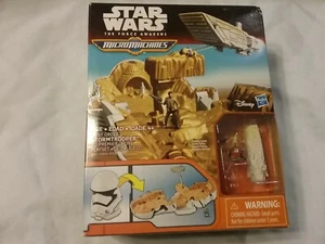 MICRO MÁQUINAS STAR WARS - THE FORCE DESPIERTA, JUEGO DE JUEGO STORMTROOPER, POE, NUEVO - Imagen 1 de 2