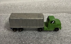 Tootsie Toy Chevrolet Rare Light Green Semi Cab And Silver Box Trailer 1960s HTF - Picture 1 of 7