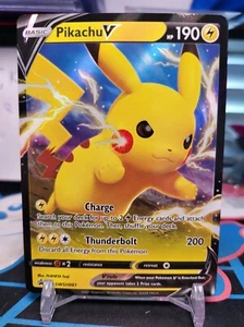 Pikachu V SWSH061 SWSH: Sword & Shield Promo Cards Holo - Picture 1 of 1