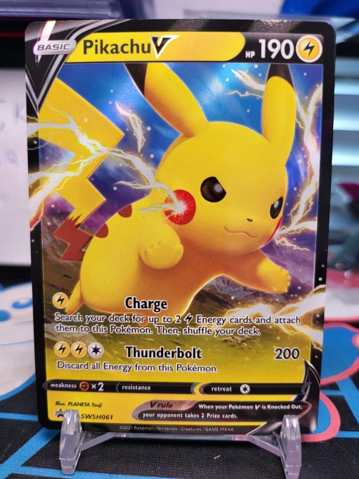 Pikachu V SWSH061 SWSH: Sword & Shield Promo Cards Holo - Image 1 of 1