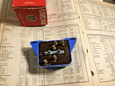 Relé de faros Lucas 33352 nuevo de Lote Antiguo. Austin Marina 1973 -4/13- Foto 1 de 2