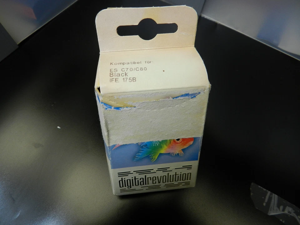 Ersatzdruckertinte für Epson Drucker (IFE 175B) von digitalrevolution, schwarz - Bild 1 von 1