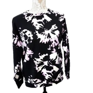 Athleta Pullover Sweatshirt Willow elfin purple Balance Printed NWT Women's XS - Picture 1 of 6