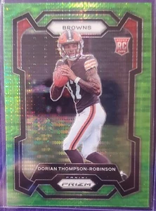 2023 Panini Prizm Neon Green Pulsar Dorian Thompson-Robinson RC #322  - Picture 1 of 2