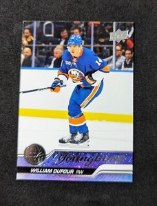 William Dufour 2023-24 Upper Deck Series 1 Young Guns RC #206 New York Islanders
