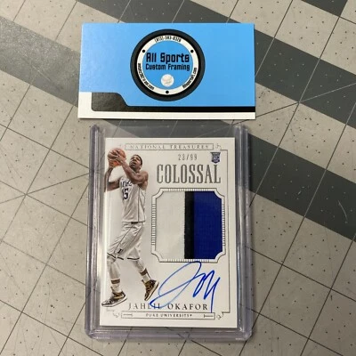 Jahlil Okafor 2015 Panini National Treasures College #355 Rookie Auto RC 23/99 - Image 1 of 4