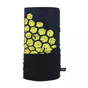 Oxford NW416 Hex Black and Yellow Snug Multifunctional One Size Neck Tube - Bild 1 von 1