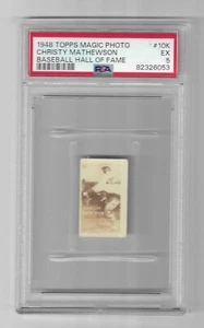 1948 TOPPS MAGIC PHOTO CHRISTY MATHEWSON # 10k * BASEBALL HOF * PSA 5 - Picture 1 of 2