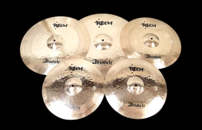 RECH ABSOLUTE 5 PIECE CYMBAL PACK SET 14-16-18-20
