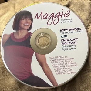 Margaret Richard Maggie Body Shaping & Knockout Workout (DVD) **DISC ONLY** - Imagen 1 de 1
