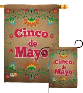 Bandera Jardín Suzani Cinoco De Mayo Suroeste Mexicano Fiesta Casa Patio Banner - Imagen 1 de 13