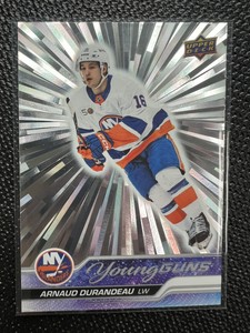 2023-24 UPPER DECK SERIES 1 YOUNG GUNS SILVER OUTBURST ARNAUD DURANDEAU #217