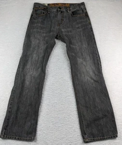 Fox Racing Fox Denim Jeans Size 16/28 Black Wash Straight 100% Cotton - Picture 1 of 7