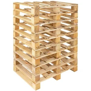 10x Holz-Einwegpalette im halben Euromaß (800x600x135 mm), 2-seitig einfahrbar - Bild 1 von 2