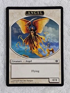 MTG Angel Token - Conflux (CON) Magic the Gathering Card Token NM - Picture 1 of 6