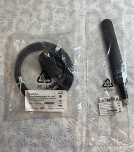 Cisco 4G-AE010-R Extension Base 10' Cable w/ 4G-LTE-ANTM-D Dipole Antenna Sealed - Picture 1 of 7