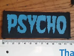 PSYCHO sew on patch 1990s new old stock Psychobilly - Picture 1 of 1