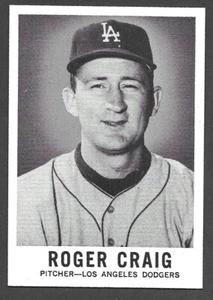1960 LEAF SPORTS NOVELTIES #8 Roger Craig LOS ANGELES DODGERS EX+ A - Picture 1 of 2