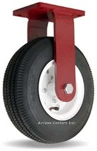 R-7012-PRB 12" Hamilton Cush-N-Aire Pneumatic Rigid Plate Caster 625 lb Capacity - Picture 1 of 2