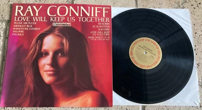 RAY CONNIFF - LOVE WILL KEEP US TOGETHER USA QUADRAPHONIC VINYL RECORD LP - NM💥 - Image 1 of 3