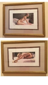 Steve Hanks " Sunlight Suite " 2 Print Set S/N ( 18/550) W/CERT. Framed w/mat - Picture 1 of 3