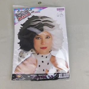 Forum 57507 Dog Lovin' Diva Adult Cruella de Vil Black-White Halloween Wig #6252 - Picture 1 of 7