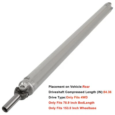 Rear Driveshaft Prop Shaft For Chevrolet Silverado 1500 V8 2014-2018 946-633 Foto 1 de 4