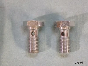 Perno de banjo de freno Master Cylinder cromado Harley (se vende como cada uno) - Imagen 1 de 4