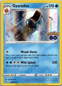 Gyarados 022/078 Holo Rare Pokemon Go Pokemon NM - Picture 1 of 2
