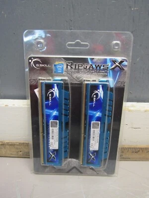 G.Skill Ripjaws F3-1600C9D-16GXM DDR3-1600 PC3-12800 8192MBx2 NEW IN PACKAGE !! - Image 1 of 4