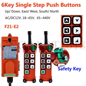 Industrial Radio Remote Control Universal Wireless Control Crane 12-440V F21-E2  - Picture 1 of 12
