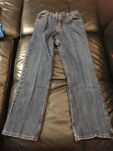Cat & Jack Relaxed Straight Blue Jeans Boys size 12   - Picture 1 of 2