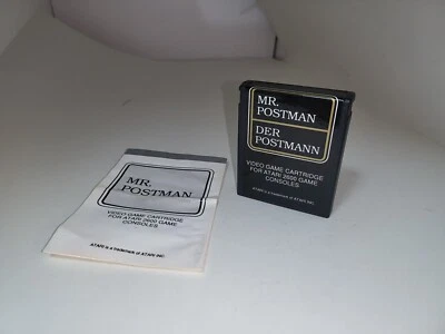 Never Used MR Postman For PAL Atari 2600 & 2600+ Plus  Cartridge & Manual - Image 1 of 4