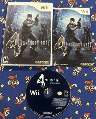 Resident Evil 4 Nintendo Wii Edition Game Complete 2007 OOP Nice Disc Zombie - Image 1 of 3