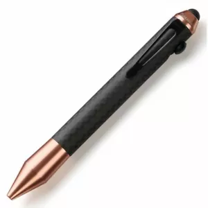Bolígrafo de aleación de aluminio de fibra de carbono firma escritura bolígrafo de bolsillo EDC regalo - Imagen 1 de 9