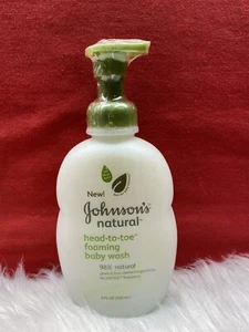 1 ~ Johnson's Natural Head to Toe Foaming Baby Wash ~ 98% Natural ~ 9oz ~ Sealed - Picture 1 of 1