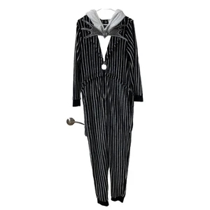 Women’s Night Before Christmas Pajamas Long Sleeve Jumper Size L 12/14 Hooded - Picture 1 of 6