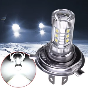 H4 Super Blanco Bombilla LED Faro 6000-6500K Alto Bajo Haz Faro LED IP67 Wa - Imagen 1 de 12