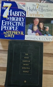Steven Covey Seven Habits Lot: People Families & Green Training Binder 1996 - Picture 1 of 14