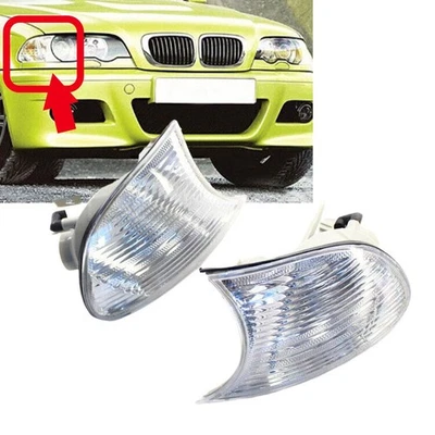 Motorcycle Flush Mount Turn Signal Indicators Amber Light New H1 - Image 1 of 4