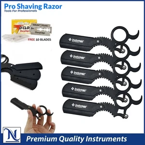 Barber Hair Pro Rasierhobel Straight Edge klappbar + 10 Klingen Profi - Bild 1 von 5