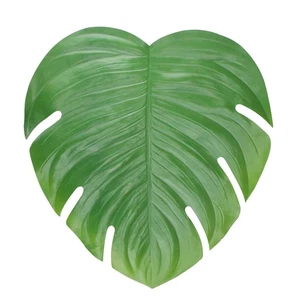Allstate 18" dekoratives grünes übergroßes Monstera Pflanze Tischset - Bild 1 von 2